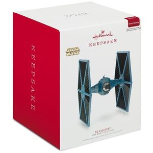New! Star Wars Storytellers Tie Fighter Hallmark Keepsake Ornament 2018 + Sound!